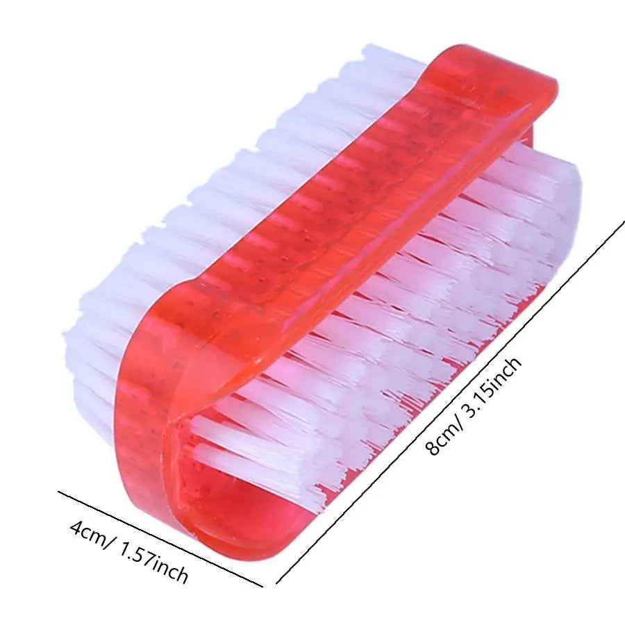 Double-Sided Nail Cleaning Brush | Manicure & Pedicure Tool Nail Cleaning Brush QXL