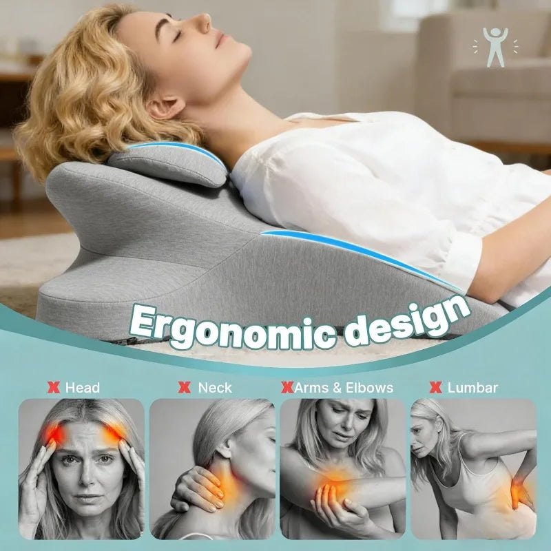 Adjustable Wedge Support Pillow | Multi-Position Bed Cushion Wedge Support Pillow QXL