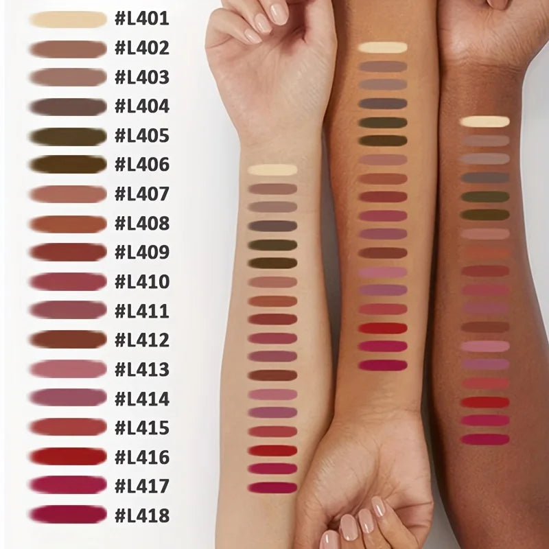 6-Piece Velvet Matte Lip Liner Set – Waterproof, Long-Lasting Lip Liner Set QXL