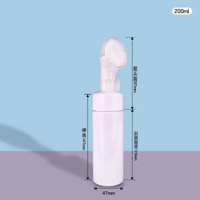 Foaming Mousse Dispenser Bottle + Silicone Brush | 100–200ml Foaming Pump Dispenser QXL 200ML