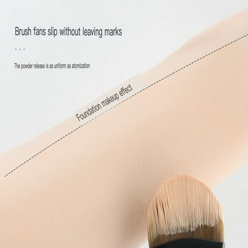 Tongue-Shaped Foundation Brush – Ultra-Thin, No Brush Marks Foundation Brush QXL