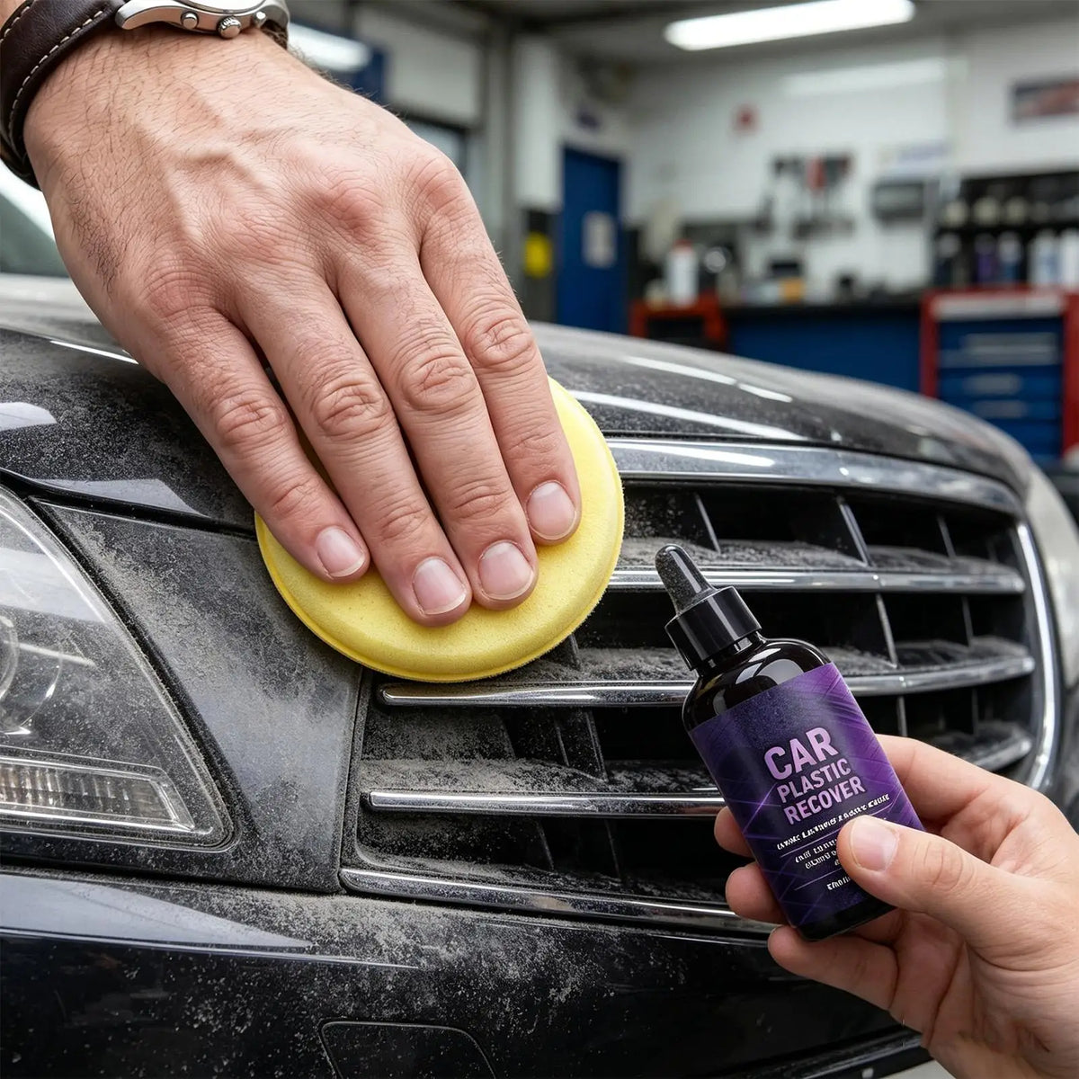 Car Plastic Trim Restorer | Back to Black Gloss Coating 50ml Car Trim Restorer QXL