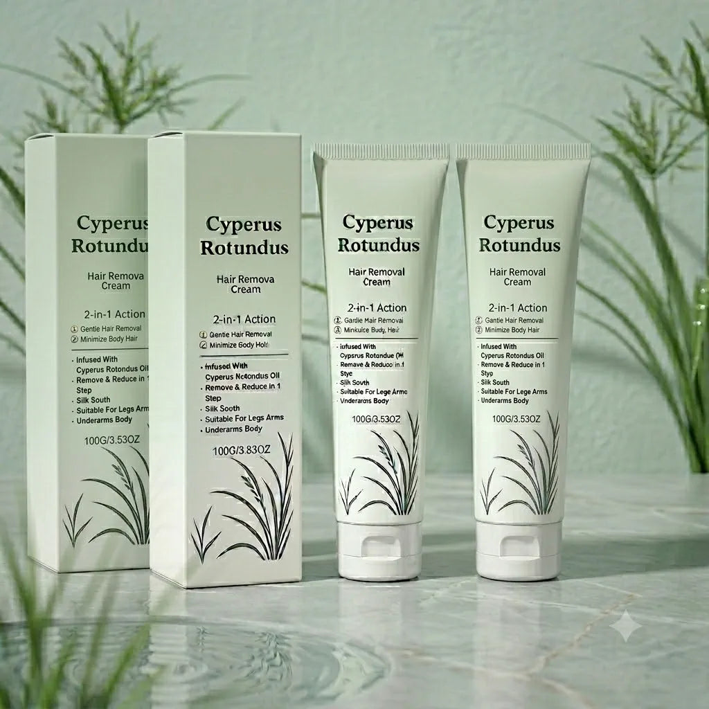 Moisturizing Hair Removal Cream | Hydrating Body Care Set Hair Removal Cream QXL Silver