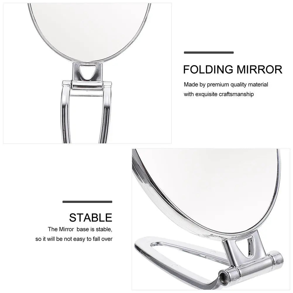 2-Pack Oval Foldable Makeup Mirror | Desktop & Portable Foldable Makeup Mirror QXL