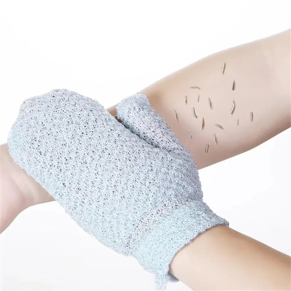 Nylon Exfoliating Scrub Bath Gloves | Body Cleansing Mitt Exfoliating Bath Glove QXL