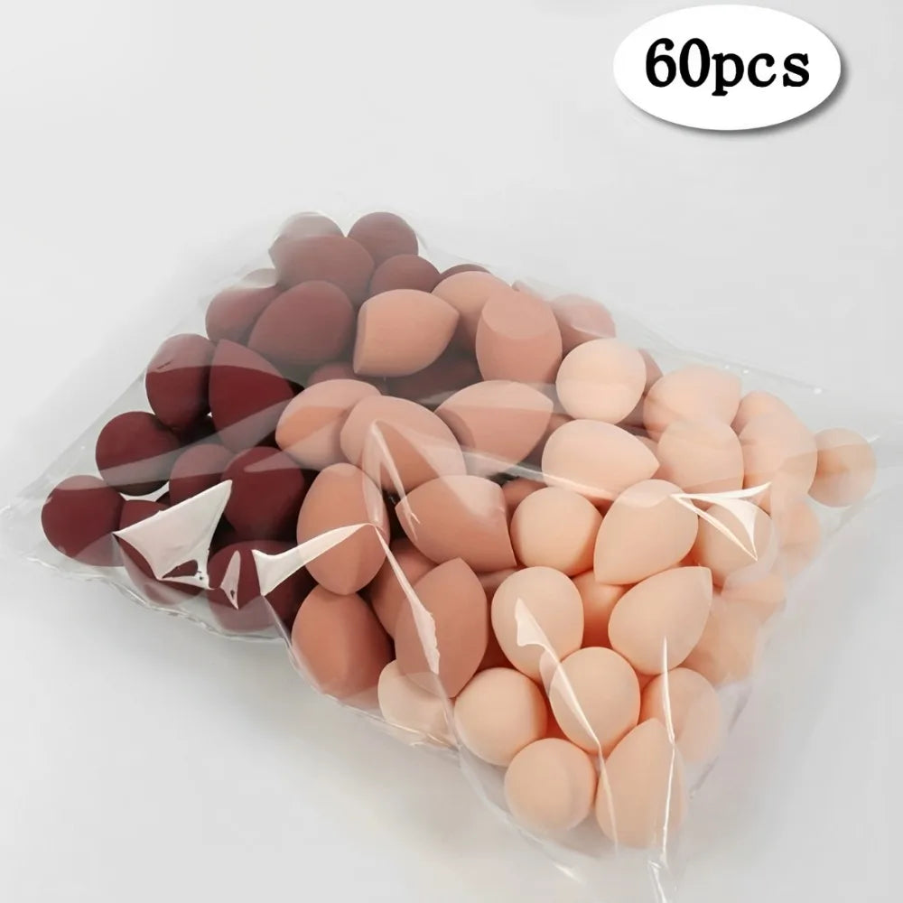Multicolor Makeup Sponge Blender Set – 12 or 60 Pcs Makeup Sponge Blender QXL