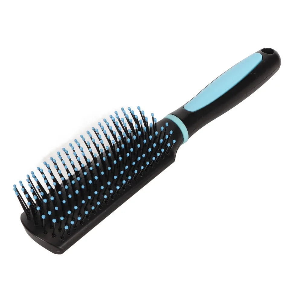 3-Pack 9-Row Volumising Hair Brush | Anti-Static Wet & Dry Volumising Hair Brush QXL
