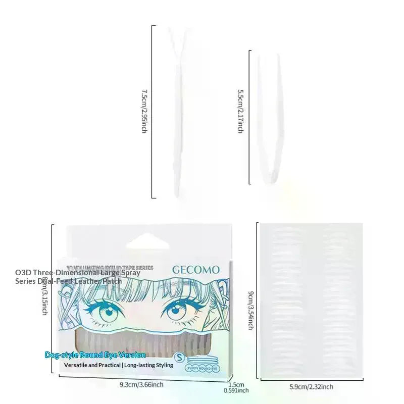 Invisible Double Eyelid Tape – 240 Lifting Strips & Tools Eyelid Tape Strips QXL