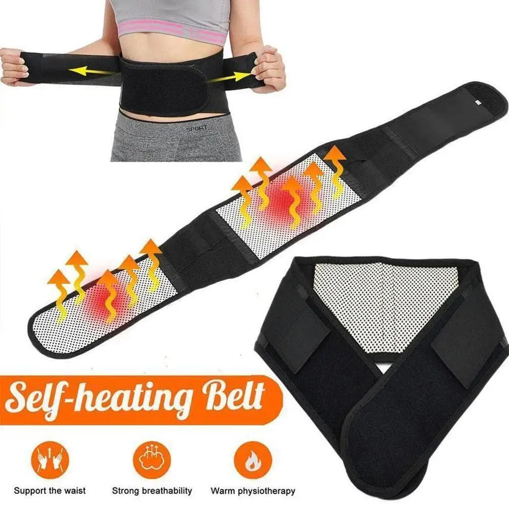 Adjustable Self-Heating Lumbar Support Belt | Back Brace Lumbar Support Belt QXL