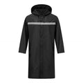 Long Waterproof Raincoat | Reflective Hooded Cycling Poncho Waterproof Raincoat QXL 3XL