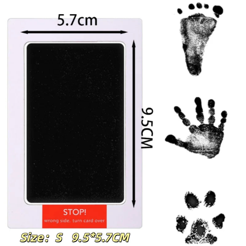 Pet Paw Print Ink Pad Set | Safe Non-Toxic DIY Keepsake Pet Keepsake Kit QXL A94 Black 5pcs