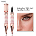 Precision Black Liquid Eyeliner – Waterproof & Quick-Dry Liquid Eyeliner Pen QXL black