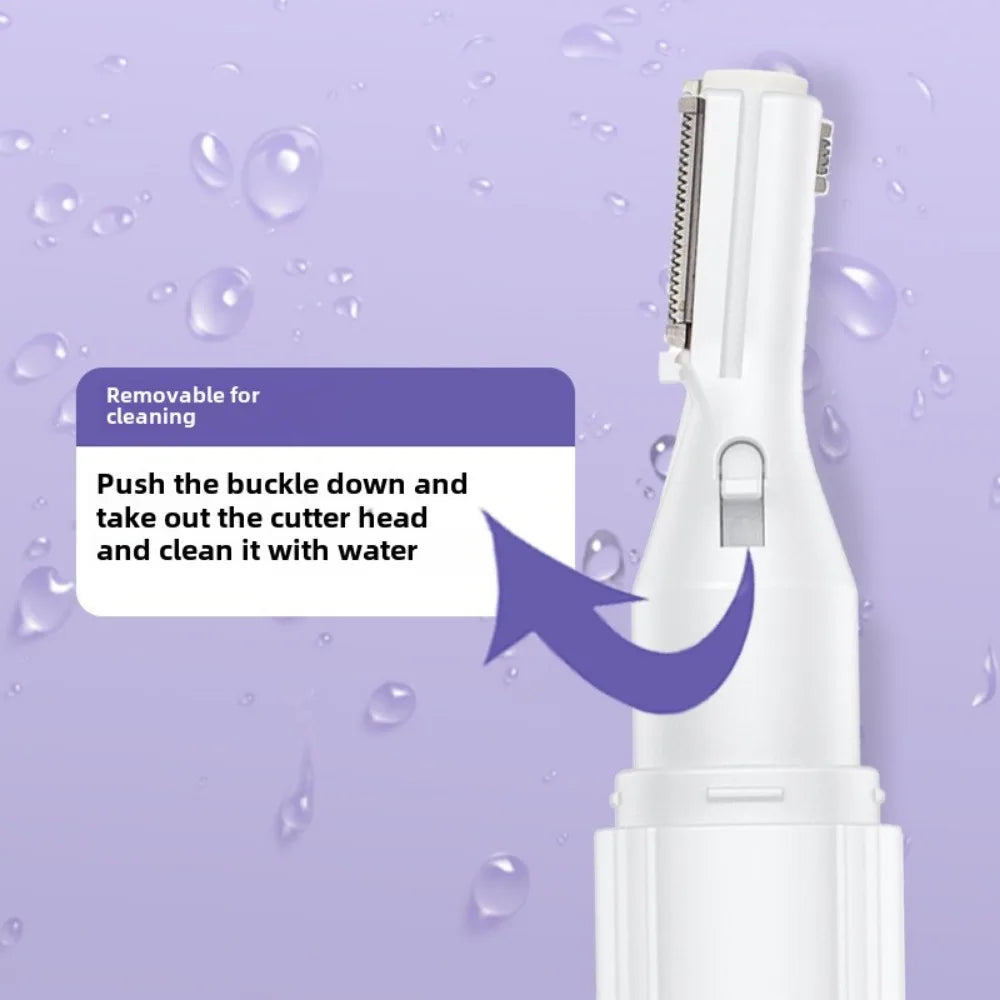 Rechargeable Mini Electric Eyebrow Trimmer for Women Eyebrow Trimmer QXL
