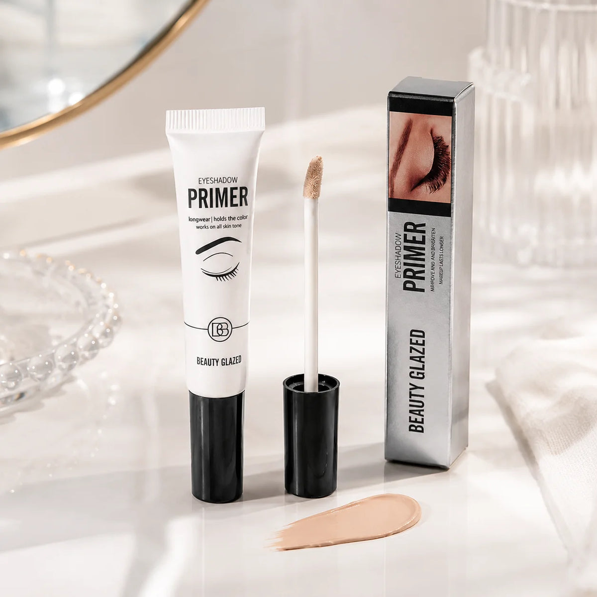 Eyeshadow Primer – Waterproof Crease-Resistant Eye Base Eye Makeup Primer QXL