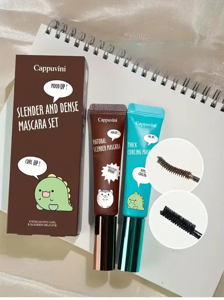 VERONNI Volumizing Mascara – Black & Brown Waterproof Set Mascara QXL