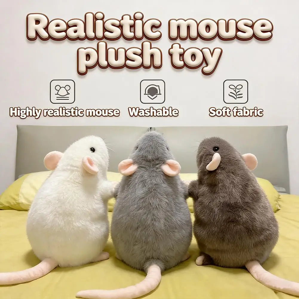 Chibi Mouse Plush Toy 40cm & 90cm | Soft Stuffed Animal Gift Stuffed Plush Toy QXL