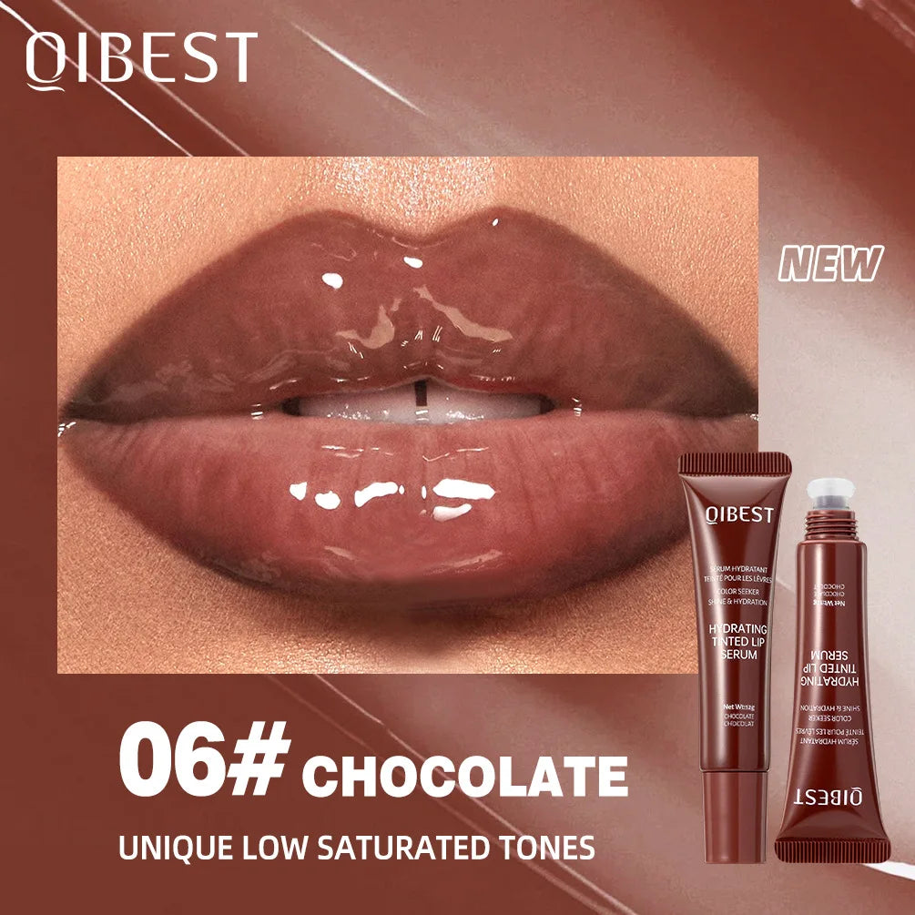 QIBEST Crystal Jelly Tinted Lip Serum | Hydrating Lip Gloss Tinted Lip Serum QXL 06
