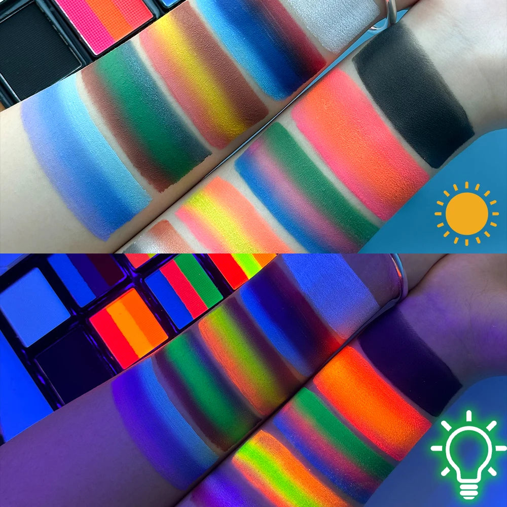 VERONNI 6-Pc SFX Makeup Kit | 26-Color Face & Body Paint SFX Makeup Kit QXL