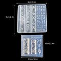 3D Silicone Ocean Nail Art Mold – Jellyfish & Fishtail 2-Pc Set Silicone Nail Mold QXL 2Pcs
