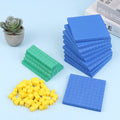 Base Ten Blocks 130-Pc Math Manipulatives | Place Value Set Math Manipulatives Set QXL Default Title