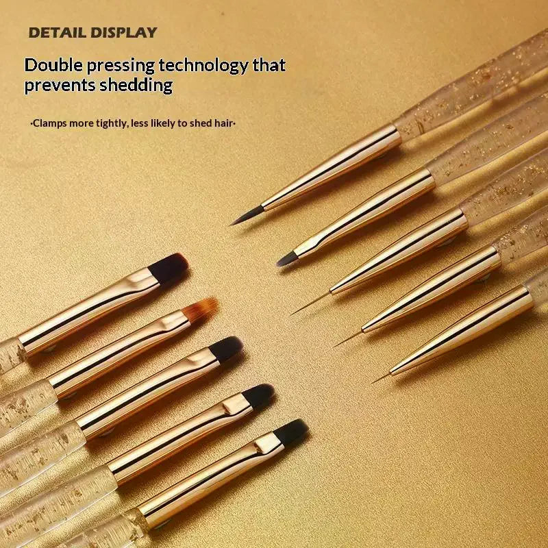 Nail Art Detail Brush | Acrylic Handle Gel Fine Line Tool Nail Art Brush QXL