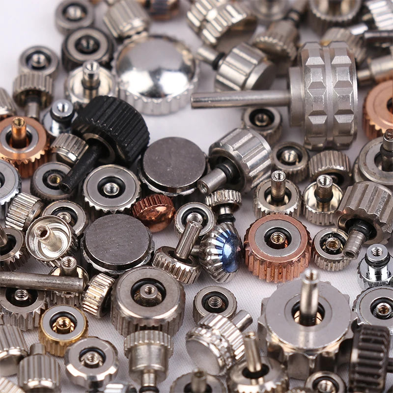50/100Pcs Watch Crown Disassembly Heads | DIY Watch Repair Parts Watch Repair Parts QXL