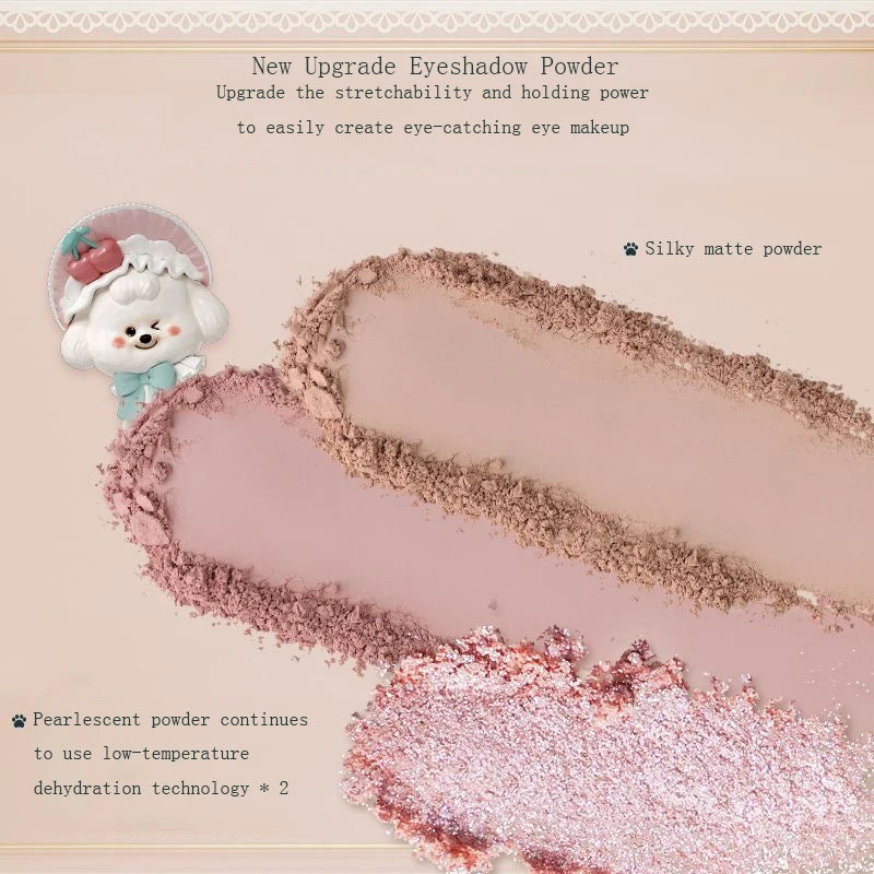8-Color Glitter Eyeshadow Palette | Matte Shimmer & High Pigment Eyeshadow Palette QXL