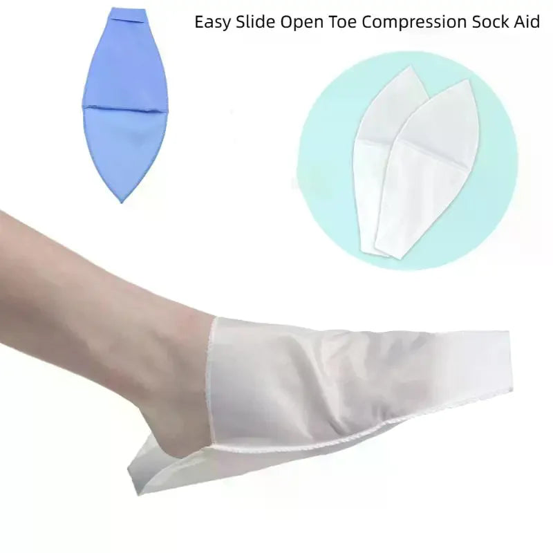 Open Toe Compression Sock Aid & Stocking Applicator | 1–4 Pk Sock Aid Tool QXL