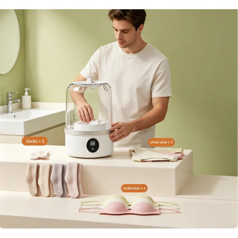 Wireless Charging Mini Electric Washing Cup | Portable Washer Portable Mini Washer QXL