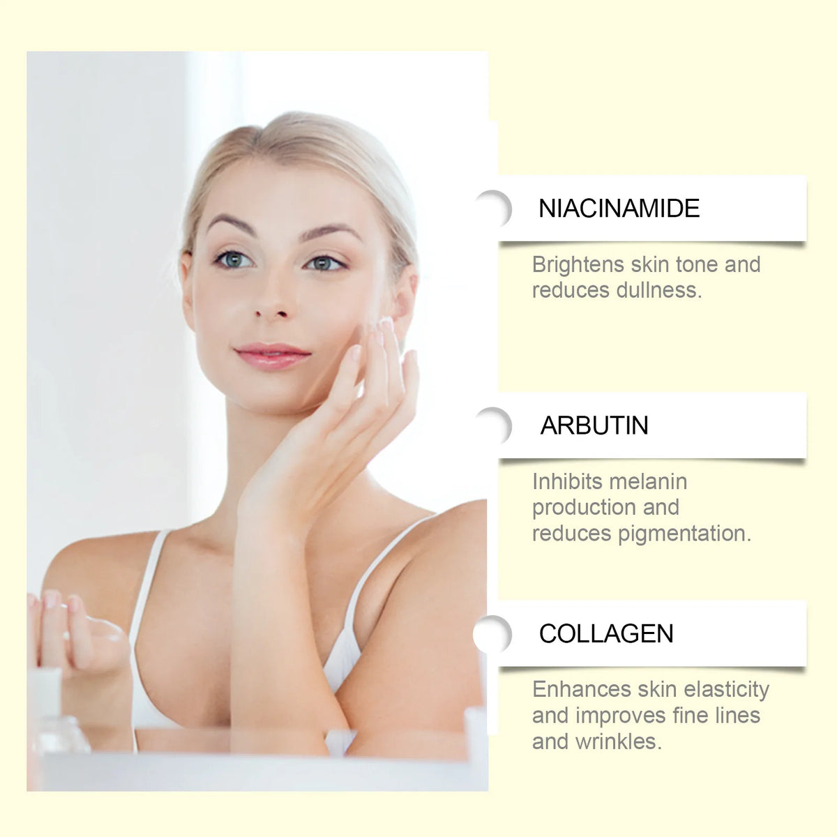 Niacinamide Vitamin B3 Brightening Face Serum | Dark Spot Essence Brightening Face Serum QXL