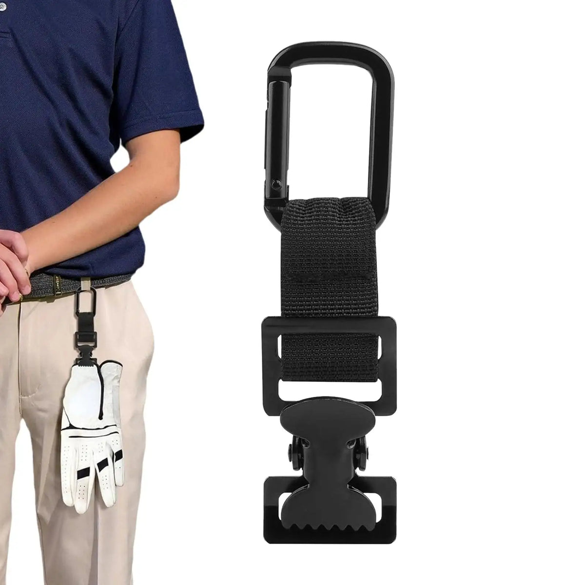 Heavy-Duty Serrated Work Glove Clip & Belt Hanger Holder Glove Clip Holder QXL