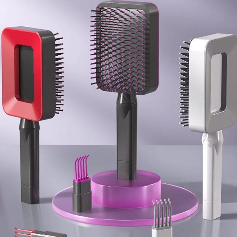 Women's Air Cushion Comb | Self-Cleaning & Scalp Massage Air Cushion Comb QXL
