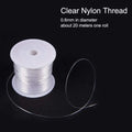 Clear Nylon Thread 0.25mm – 110 Yards Invisible Monofilament Cord Jewelry Beading Cord QXL AECH04-01266