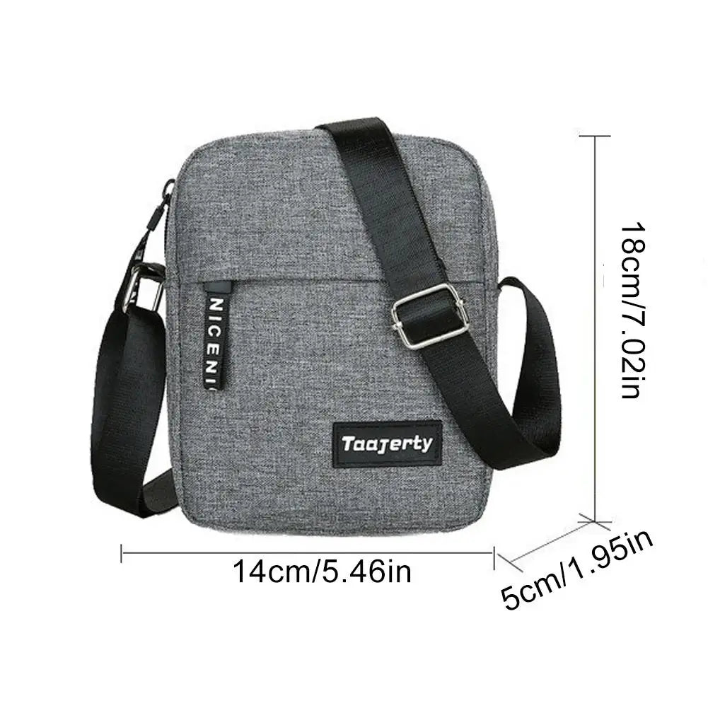 Men's Oxford Crossbody Sling Bag | Lightweight Shoulder Bag Men's Crossbody Bag QXL