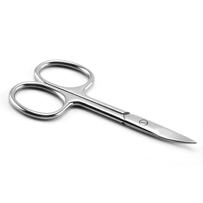 Stainless Steel Cuticle Scissors | Professional Nail Trimmer Cuticle Scissors QXL M114 Silver
