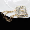 Miniature Metal Chain Handbag | 1:12 Dollhouse Accessory Dollhouse Miniature QXL Gold