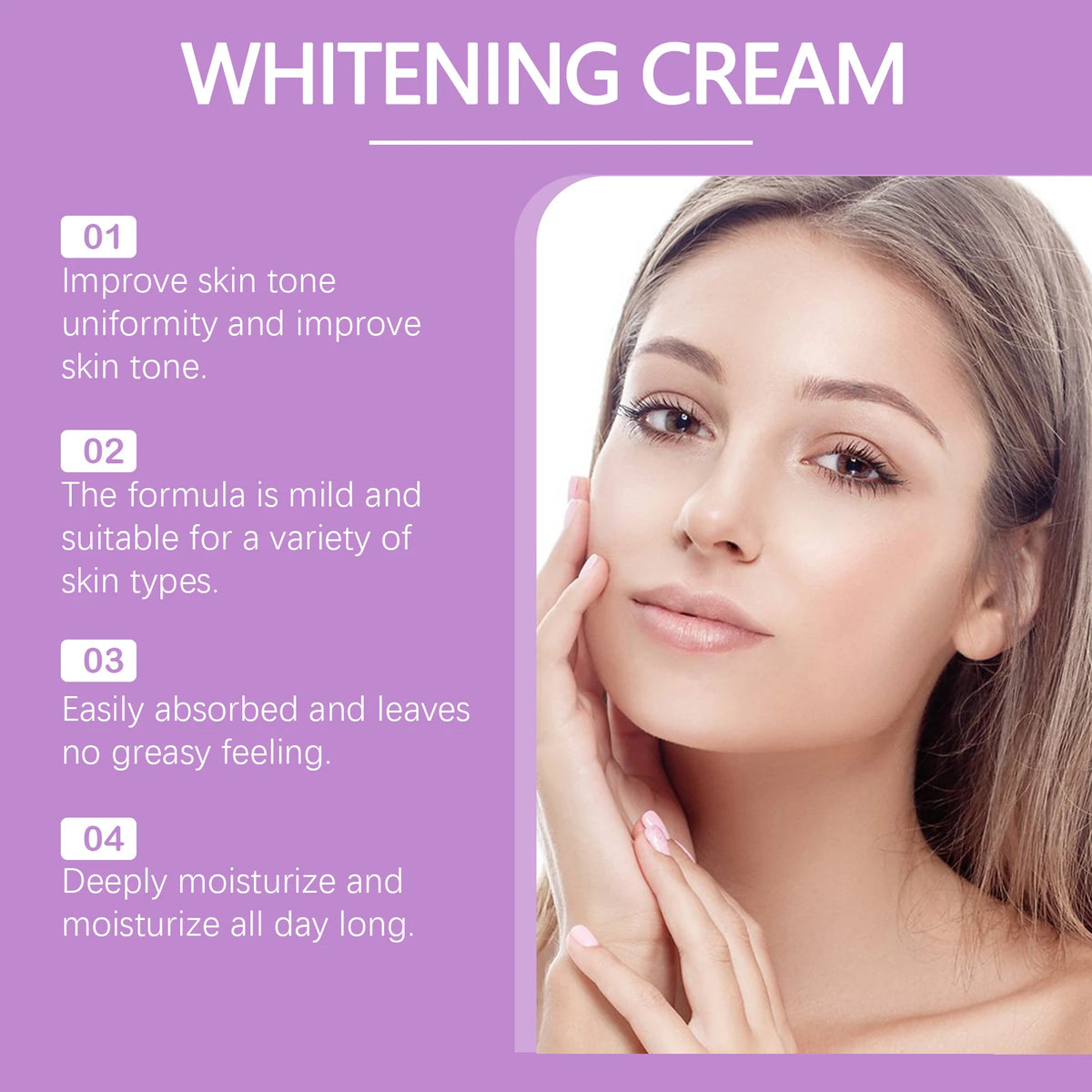 Peptide Brightening Face Cream | Dark Spot & Skin Tone Brightening Face Cream QXL