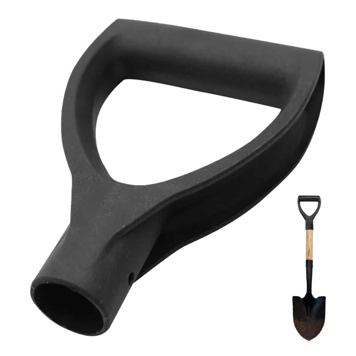 D-Shaped Shovel Handle Grip | PP Plastic Replacement Accessory Shovel Handle Grip QXL