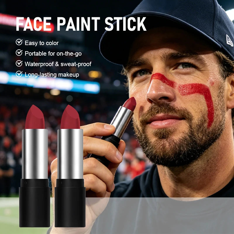 6-Color Body Paint Sticks | Quick-Dry Face & Body Art Body Paint Sticks QXL