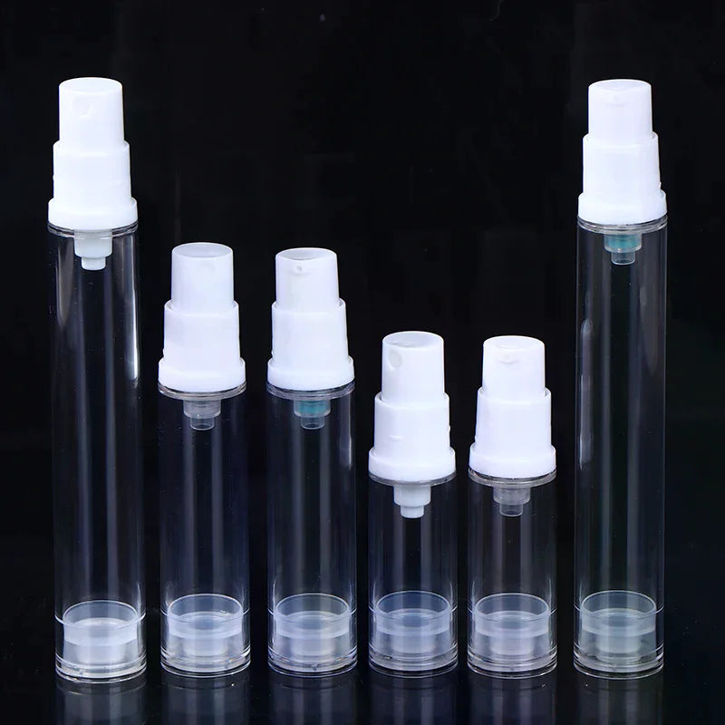 Mini Refillable Vacuum Pump Bottle 5/10/15ml | Travel Cosmetic Vacuum Pump Bottle QXL