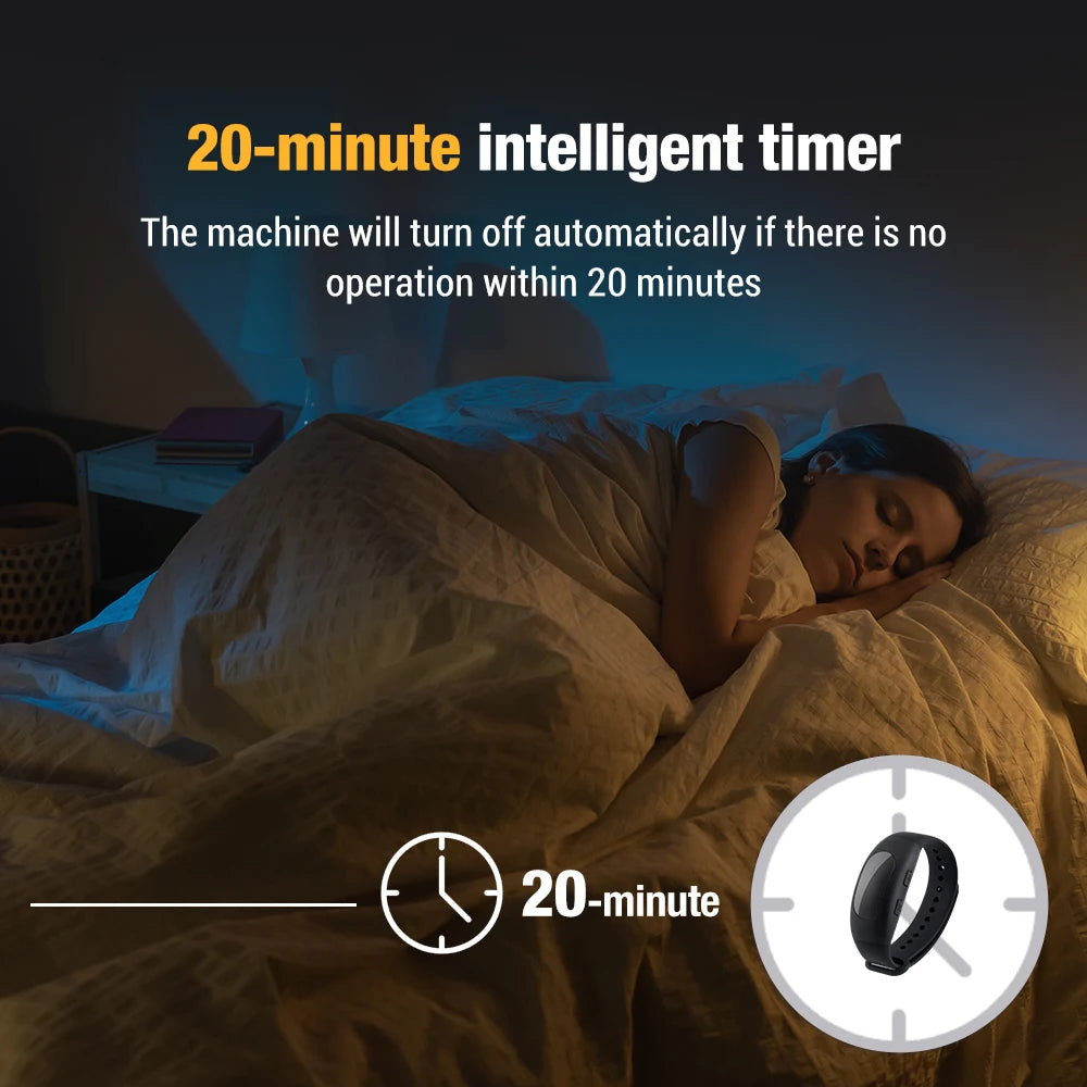 Micro-Current Pulse Sleep Aid Wristband | 3 Modes, 6 Levels Sleep Aid Wristband QXL