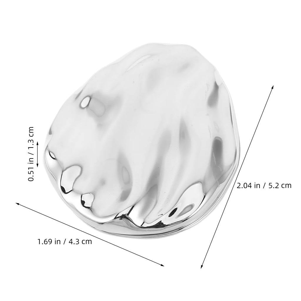 Seashell Sliding Metal Solid Perfume Tin | Travel Balm Case Solid Perfume Tin QXL