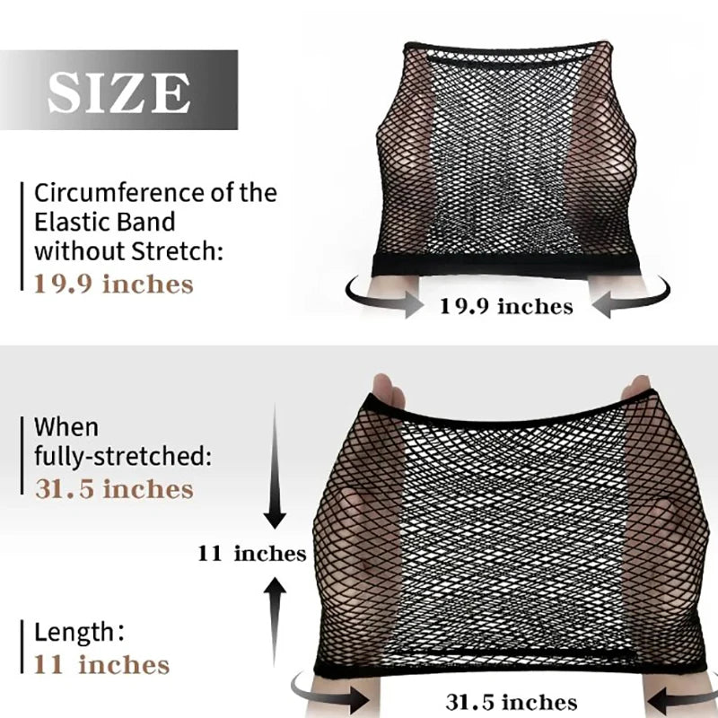 Stretch Mesh Wig Cap | Black Hair Net for Wig Making Wig Cap QXL
