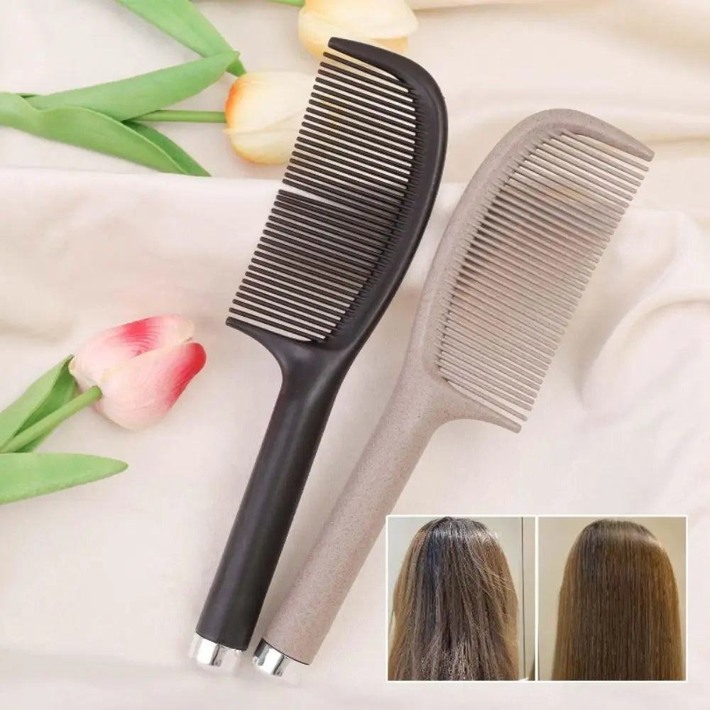 Anti-Static Coffee Extract Hair Comb | Oil Control & Detangle Hair Detangling Comb QXL
