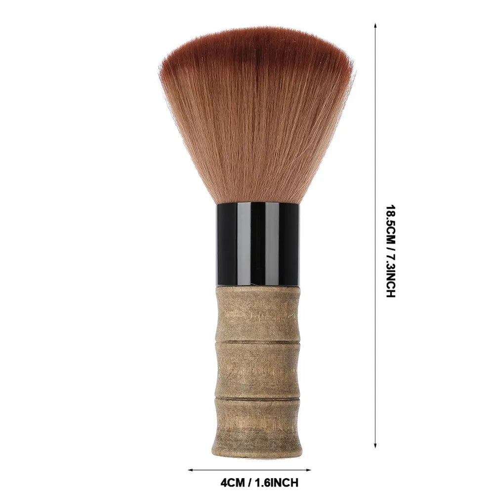 Professional Neck Duster Brush | Wooden Handle Hair Salon Neck Duster Brush QXL