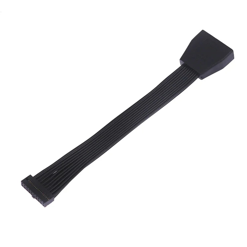 USB 3.0 19/20-Pin Internal Header Extension Cable 15cm Flat USB Header Extension Cable QXL