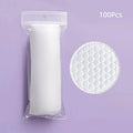 Pearl Notched Cotton Pads | Soft Disposable Makeup Remover Rounds Makeup Remover Pads QXL tran Honeycomb
