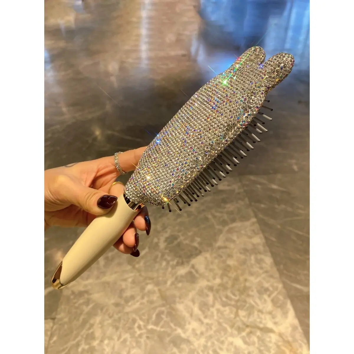 Diamond Air Cushion Comb | Scalp Massage & Curly Hair Styling Air Cushion Comb QXL XZ9255 new diamond i