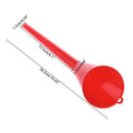 Car & Motorcycle Refueling Funnel – Petrol & Engine Oil Refueling Funnel QXL Red
