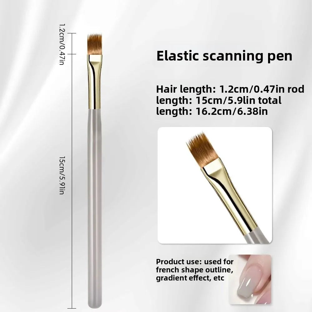 Ultra-Fine Nail Art Liner Brush | 0.5mm Precision Detail Pen Nail Art Brush QXL Sweep pen